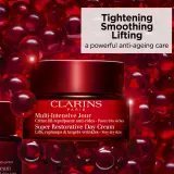 Clarins Super Restorative Day Cream - Крем на день для сухой и очень сухой кожи, 50 мл — фото 6