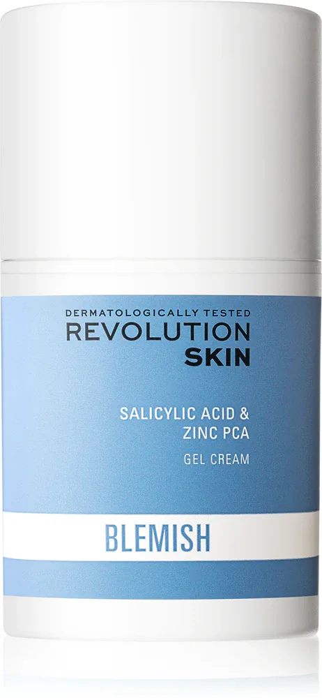 Revolution Skincare Blemish Salicylic Acid & Zinc PCA - Увлажняющий крем-гель для жирной и проблемной кожи, 50 мл