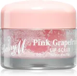 Скраб для губ Barry M Pink Grapefruit с ароматом грейпфрута, отшелушивающий, 15 г — фото 1