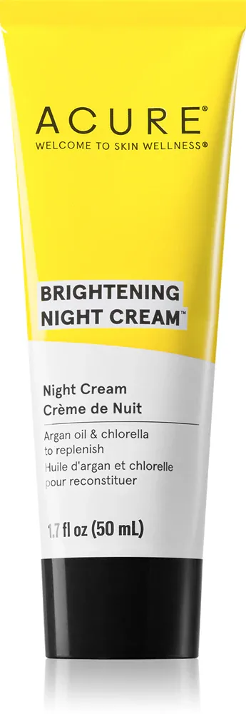 ACURE Brightening - Розовый крем для лица, осветляющий ночной, 50 мл