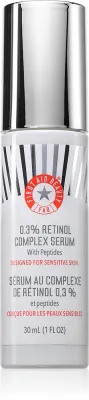 First Aid Beauty 0.3% Retinol Complex Serum - Сыворотка против морщин с ретинолом и пептидами dla cery wrażliwej, 30 мл