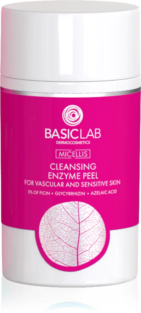 Пилинг для лица BasicLab Dermocosmetics Micellis энзимный, с азелаиновой кислотой, 35 г