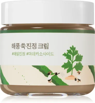 ROUND LAB Mugwort Calming Cream - Интенсивный увлажняющий крем для смягчения, 80 мл