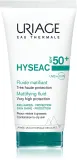 Uriage Hyseac Mattifying Fluid SPF 50+ - Матирующий увлажняющий крем с SPF 50+, 50 мл — фото 1