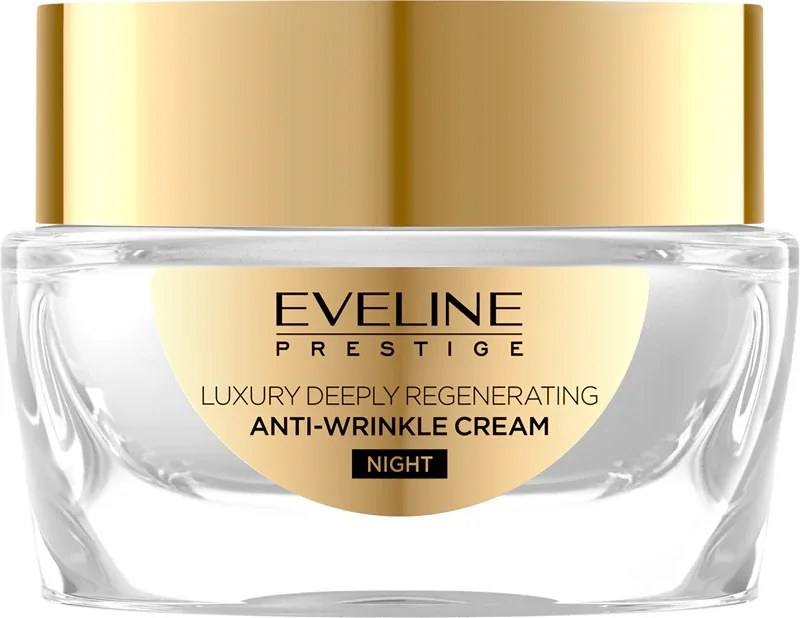 Eveline Cosmetics 24K Snail & Caviar - Ночной крем против морщин с экстрактом улиточного слизи, 50 мл