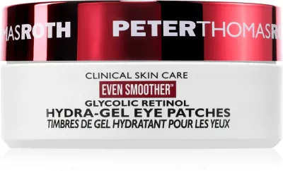 Peter Thomas Roth EVEN SMOOTHER Glycolic Retinol Hydra-Gel Eye Patches - Увлажняющие гелевые патчи для области вокруг глаз, 60 шт