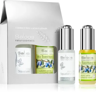 Saloos Intensive Care Plum & 100% Squalane - Набор подарочный для женщин