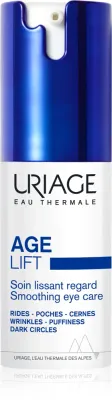 Uriage Age Lift Smoothing Eye Care - Уход за глазами, уменьшающий мелкие морщины и контуры с ретинолом, 15 мл