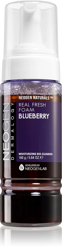 Neogen Dermalogy Real Fresh Blueberry - Увлажняющая очищающая пенка, 160 г