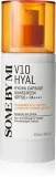 Some By Mi V10 Hyal Hydra Capsule Sunscreen - Защитный крем для чувствительной и непереносимой кожи SPF 50+, 40 мл — фото 1