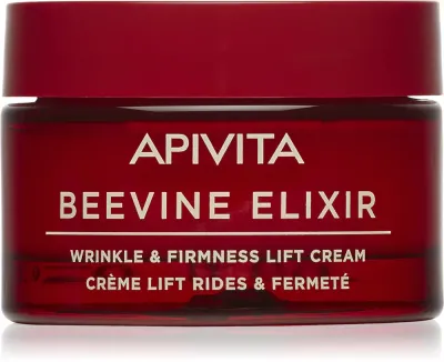 Apivita Beevine Elixir Cream Light - Лифтинг-крем для лица, укрепляющий и борющийся с морщинами, 50 мл