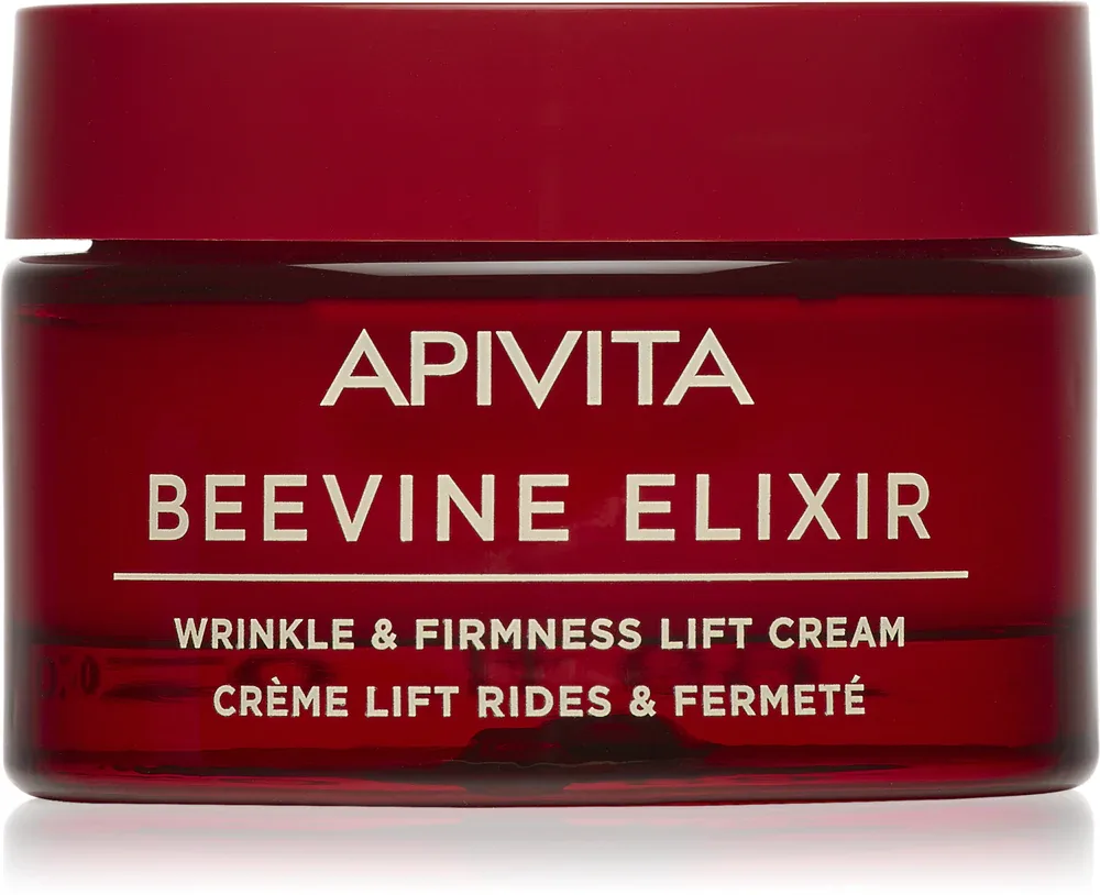 Apivita Beevine Elixir Cream Light - Лифтинг-крем для лица, укрепляющий и борющийся с морщинами, 50 мл