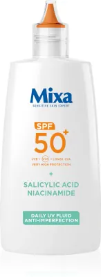 Mixa Daily UV Fluid - Ультралегкий защитный флюид SPF 50+, 40 мл