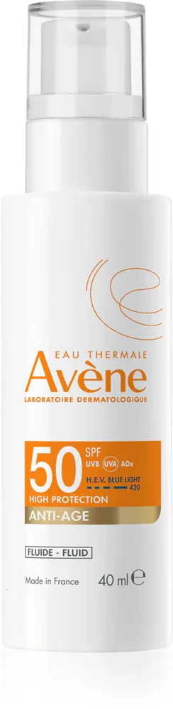 Флюид солнцезащитный Avene Sun Anti-Age Fluid SPF 50, для чувствительной кожи, 40 мл