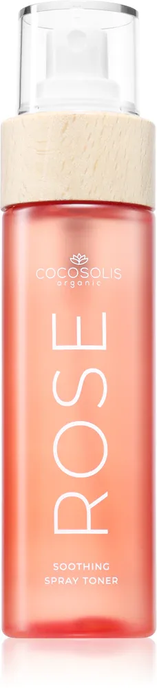 COCOSOLIS ROSE Soothing Spray Toner - Тоник для лица, успокаивающий для чувствительной кожи, 100 мл