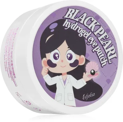esfolio Black Pearl - Маска для глаз с гидрогелевыми вкладками, 60 шт