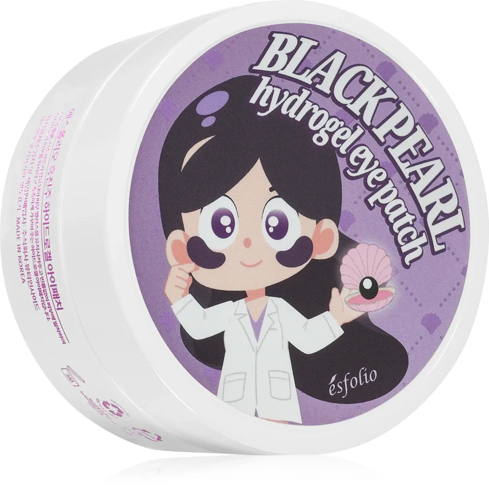 esfolio Black Pearl - Маска для глаз с гидрогелевыми вкладками, 60 шт