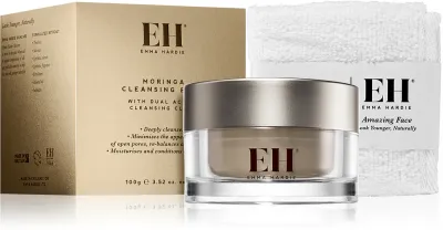 Emma Hardie Amazing Face Moringa Cleansing Balm - Бальзам глубокого очищения + мочалка, 100 г