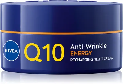 NIVEA Q10 Anti-Wrinkle Energy - Энергичный ночной крем против морщин, 50 мл