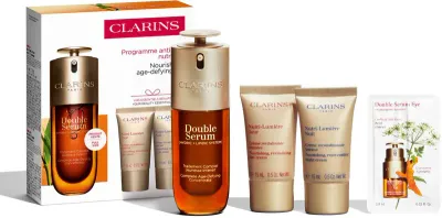 Clarins Double Serum & Nutri-Lumiere Collection - Подарочный набор для зрелой кожи