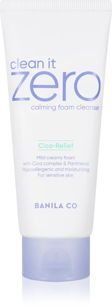 Banila Co. clean it zero calming - Кремовая пенка для очищения кожи, смягчения и укрепления чувствительной кожи, 150 мл