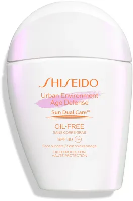 Shiseido Sun Care Urban Environment Age Defense - Матирующий крем для загара SPF 30 для лица, 30 мл