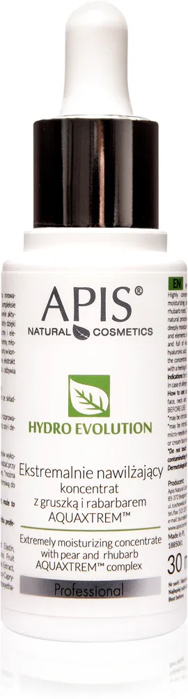 Apis Natural Cosmetics Hydro Evolution - Концентрат интенсивного увлажнения для лица, 30 мл