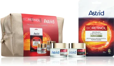 Astrid Bioretinol - Набор для упругости кожи - косметическая маска для лица, 3 шт