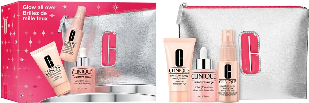 Clinique Holiday Glow All Over - Праздничный набор подарочный для обезвоженной кожи, 1 шт