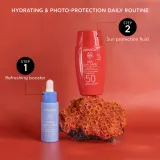 Apivita Bee Sun Safe Dry Touch Face Fluid SPF50 - Защитный флюид SPF 50+, 50 мл — фото 5