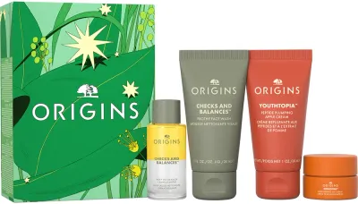 Origins Holiday Cleanse & Glow Essentials - Набор подарочный для лица, 1 шт