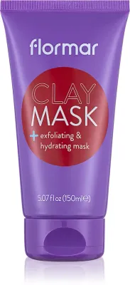 flormar Clay Mask - Маска для лица с эксфолирующим и очищающим действием с глиной, 150 мл