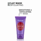 flormar Clay Mask - Маска для лица с эксфолирующим и очищающим действием с глиной, 150 мл — фото 3