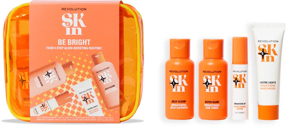 Revolution Skincare Be Bright 4 Step Starter Kit - Подарочный набор для лица, 1 шт