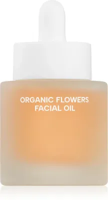 WHAMISA Organic Flowers Facial Oil Deep Rich - Крем для лица для увлажнения и упругости кожи, 32 мл