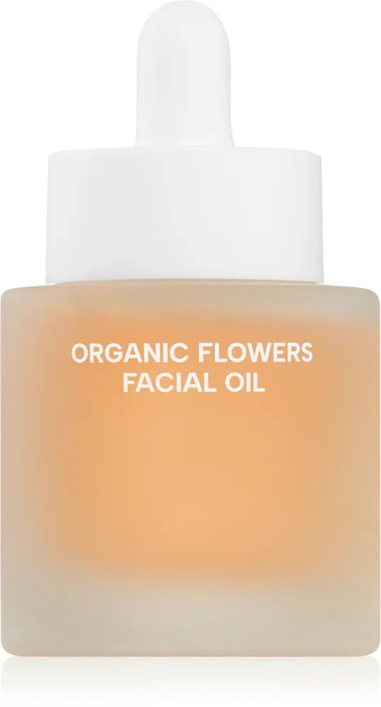 WHAMISA Organic Flowers Facial Oil Deep Rich - Крем для лица для увлажнения и упругости кожи, 32 мл