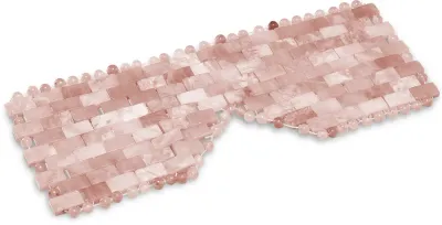 Маска для глаз Crystallove Rose Quartz Mask из розового кварца, охлаждающая, 1 шт