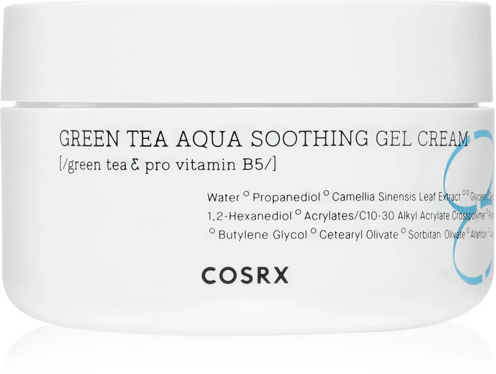 Cosrx Green Tea Aqua Soothing - Успокаивающий увлажняющий крем-гель, 50 мл