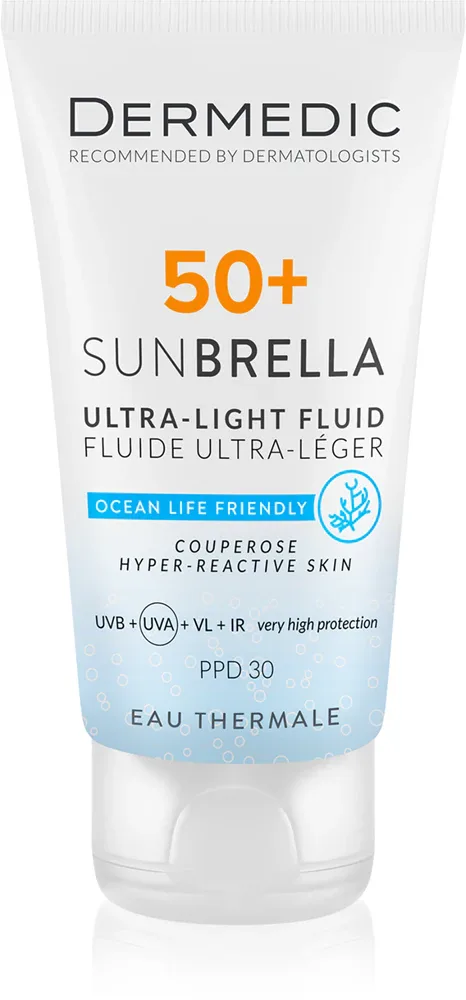 Dermedic Sunbrella - Эмульсия для загара SPF 50+ dla cery wrażliwej, 40 мл