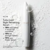 Сыворотка для ресниц и бровей Estee Lauder Turbo Lash Night Revitalizing Serum ночная, с гиалуроновой кислотой и пантенолом, 6 мл — фото 2