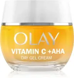 Olay Vitamin C + AHA Day Gel Cream - Увлажняющий крем-гель для лица, 50 мл — фото 1