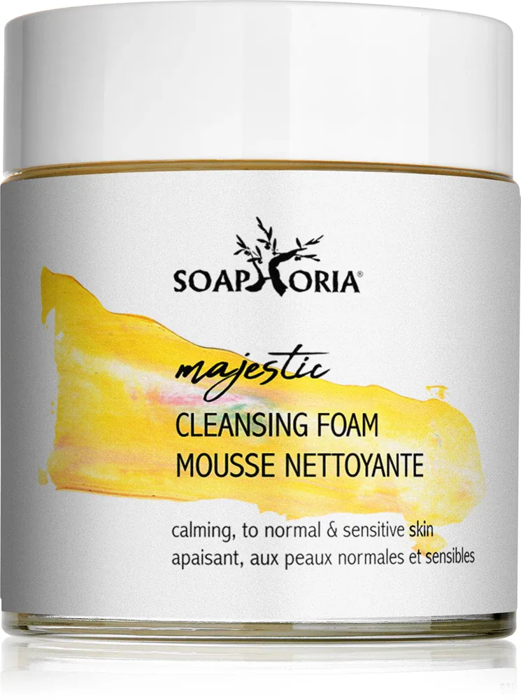 Soaphoria Care Majestic Cleansing Foam - Увлажняющая и успокаивающая пенка для очищения чувствительной кожи, 125 мл