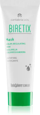 Biretix Treat Mask - Очищающий крем для регулирования себума, 25 мл