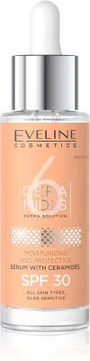 Eveline Cosmetics 6 Ceramides - Сыворотка для сухой и чувствительной кожи SPF 30, 30 мл