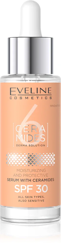 Eveline Cosmetics 6 Ceramides - Сыворотка для сухой и чувствительной кожи SPF 30, 30 мл