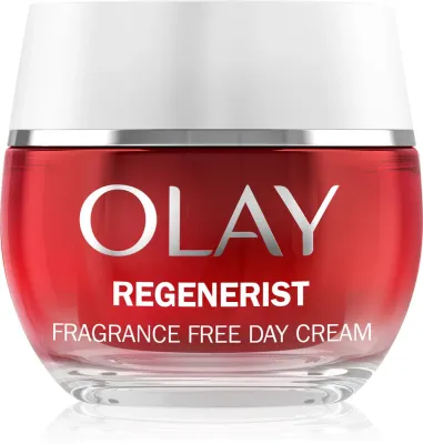 Olay Regenerist Fragrance Free Day Cream - Увлажняющий крем для лица против морщин, 50 мл