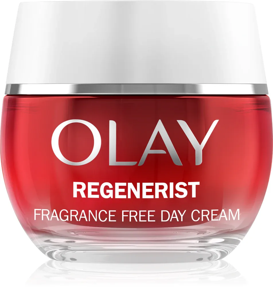 Olay Regenerist Fragrance Free Day Cream - Увлажняющий крем для лица против морщин, 50 мл
