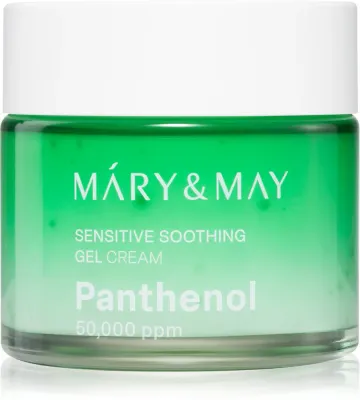 MARY & MAY Sensitive Soothing Gel Cream - Легкий, гелевый крем для увлажнения для смягчения и укрепления чувствительной кожи, 70 г