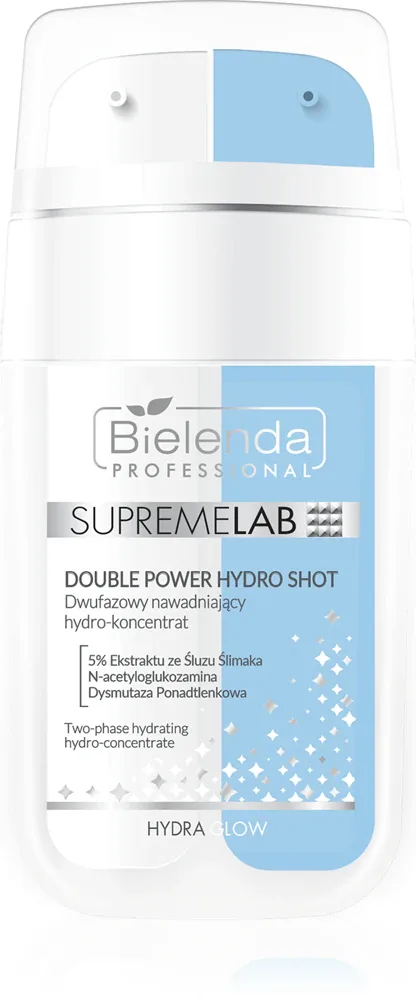 Bielenda Professional Supremelab Hydra Glow - Уход за кожей: двухфазный увлажняющий крем, 30 мл