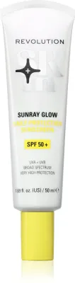Revolution Skincare Sunray Glow Daily Protection - Крем для загара для лица с осветляющим эффектом SPF 50+, 50 мл